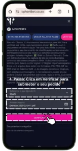 4. Passo Clica em Verificar para submeter o seu pedido 4 e1741263567920 154x300 2